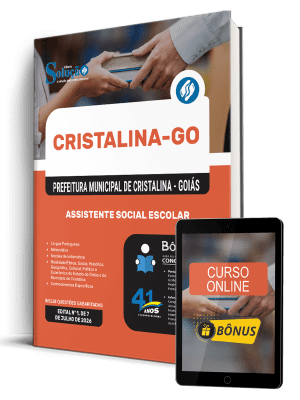 Apostila Prefeitura de Cristalina - GO 2026 - Assistente Social Escolar