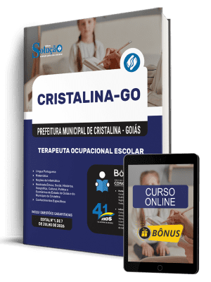 Apostila Prefeitura de Cristalina - GO 2026 - Terapeuta Ocupacional Escolar