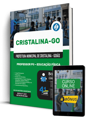 Apostila Prefeitura de Cristalina - GO 2026 - Professor PII - Educação Física