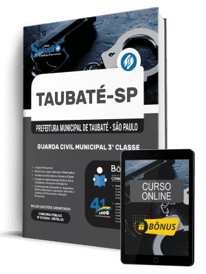 Apostila Prefeitura de Taubaté-SP 2026 - Guarda Civil Municipal 3ª Classe