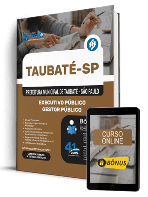 Apostila Prefeitura de Taubaté-SP 2026 - Executivo Público Gestor Público