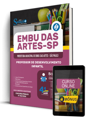 Apostila Prefeitura de Embu das Artes-SP 2026 - Professor de Desenvolvimento Infantil