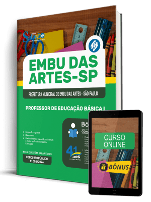 Apostila Prefeitura de Embu das Artes-SP 2026 - Professor de Educação Básica I