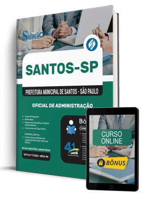 Apostila Prefeitura de Santos - SP 2026 - Oficial de Administração