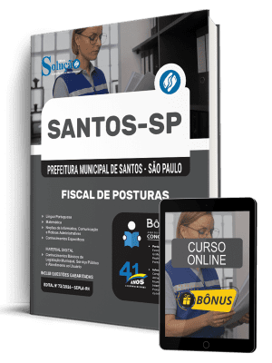 Apostila Prefeitura de Santos - SP 2026 - Fiscal de Posturas