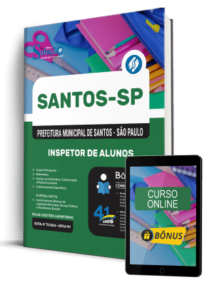 Apostila Prefeitura de Santos - SP 2026 - Inspetor de Alunos