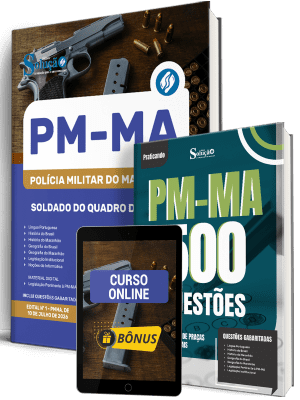 Combo PM-MA 2026 - Soldado do Quadro de Praças