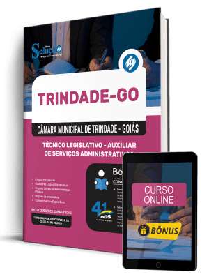 Apostila Câmara de Trindade-GO 2026 - Técnico Legislativo - Auxiliar de Serviços Administrativos