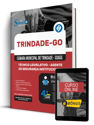 Apostila Câmara de Trindade-GO 2026 - Técnico Legislativo - Agente de Segurança Institucional