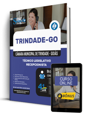 Apostila Câmara de Trindade-GO 2026 - Técnico Legislativo - Recepcionista