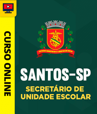 Curso Prefeitura de Santos - SP 2026 - Secretário de Unidade Escolar