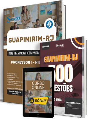 Combo Prefeitura de Guapimirim-RJ 2026 - Professor I - História