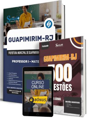 Combo Prefeitura de Guapimirim-RJ 2026 - Professor I - Matemática