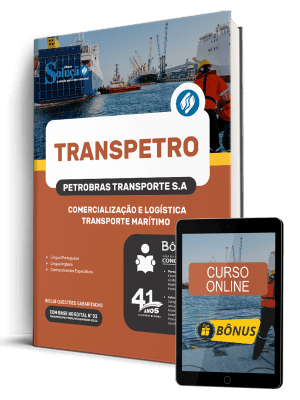 Apostila Transpetro 2026 - Profissional Transpetro de Nível Superior - Júnior - Ênfase 9: Comercialização e Logística - Transporte Marítimo