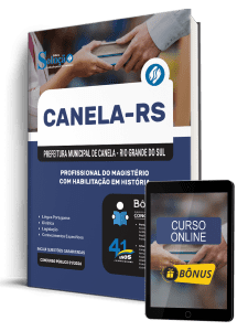 Apostila Prefeitura de Canela-RS 2026 - Profissional do Magistério com Habilitação em História