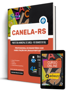 Apostila Prefeitura de Canela-RS 2026 - Profissional do Magistério com Habilitação em Língua Portuguesa