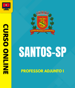 Curso Prefeitura de Santos - SP 2026 - Professor Adjunto I