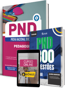 Combo PND 2026 - Pedagogia (Apostila + Caderno)