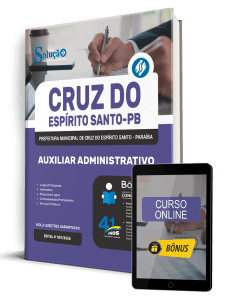 Apostila Prefeitura de Cruz do Espírito Santo-PB 2026 - Auxiliar Administrativo