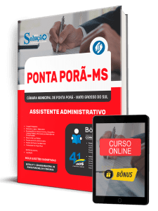 Apostila Câmara de Ponta Porã-MS 2026 - Assistente Administrativo