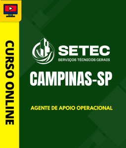 Curso SETEC Campinas-SP - Agente de Apoio Operacional
