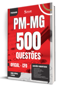 Caderno de Questões PM-MG - Oficial - CFO - 500 Questões Gabaritadas