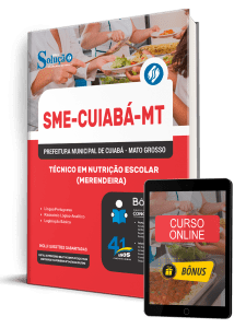 Apostila SME-Cuiabá-MT 2026 - Técnico em Nutrição Escolar (Merendeira)