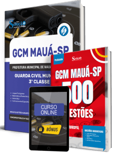 Combo Prefeitura de Mauá-SP 2026 - Guarda Civil Municipal - 3ª Classe