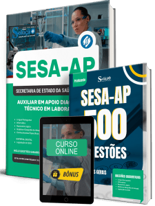 Combo SESA-AP 2026 - Auxiliar em Apoio Diagnóstico - Técnico em Laboratório