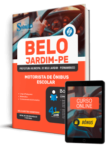 Apostila Prefeitura de Belo Jardim-PE 2026 - Motorista de Ônibus Escolar