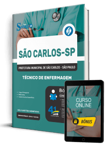 Apostila Prefeitura de São Carlos-SP 2026 - Técnico de Enfermagem
