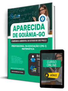 Apostila Prefeitura de Aparecida de Goiânia-GO 2026 - Profissional da Educação I (PE-I) - Matemática