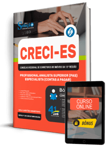 Apostila CRECI-ES 2026 - Profissional Analista Superior (PAS)-Especialista (Contas a Pagar)