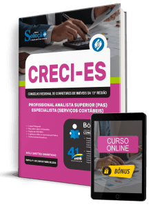 Apostila CRECI-ES 2026 - Profissional Analista Superior (PAS)-Especialista (Serviços Contábeis)