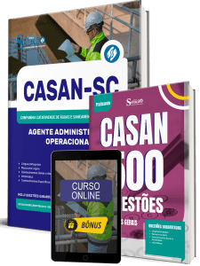 Combo CASAN 2026 - Agente Administrativo Operacional
