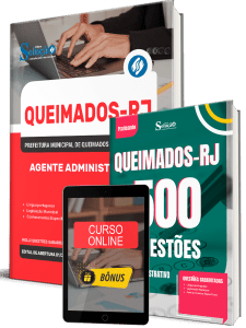 Combo Prefeitura de Queimados-RJ 2026 - Agente Administrativo