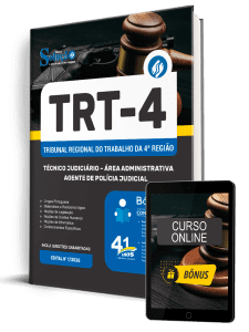 Apostila TRT4 2026 - Técnico Judiciário - Área Administrativa - Especialidade Agente de Polícia Judicial