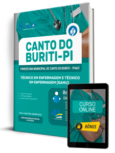 Apostila Prefeitura de Canto do Buriti-PI 2026 - Técnico em Enfermagem e Técnico em Enfermagem (SAMU)