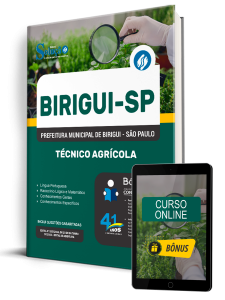 Apostila Prefeitura de Birigui-SP 2026 - Técnico Agrícola