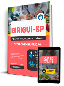 Apostila Prefeitura de Birigui-SP 2026 - Técnico em Nutrição