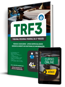 Apostila TRF3 2026 - Técnico Judiciário - Apoio Especializado - Especialidade: Desenvolvimento de Sistemas de Informação