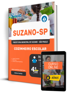 Apostila Prefeitura de Suzano-SP 2026 - Cozinheiro Escolar