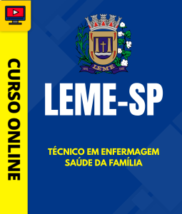Curso Prefeitura de Leme - SP 2026 - Técnico em Enfermagem - Saúde da Família
