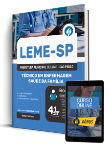 Apostila Prefeitura de Leme-SP 2026 - Técnico em Enfermagem - Saúde da Família