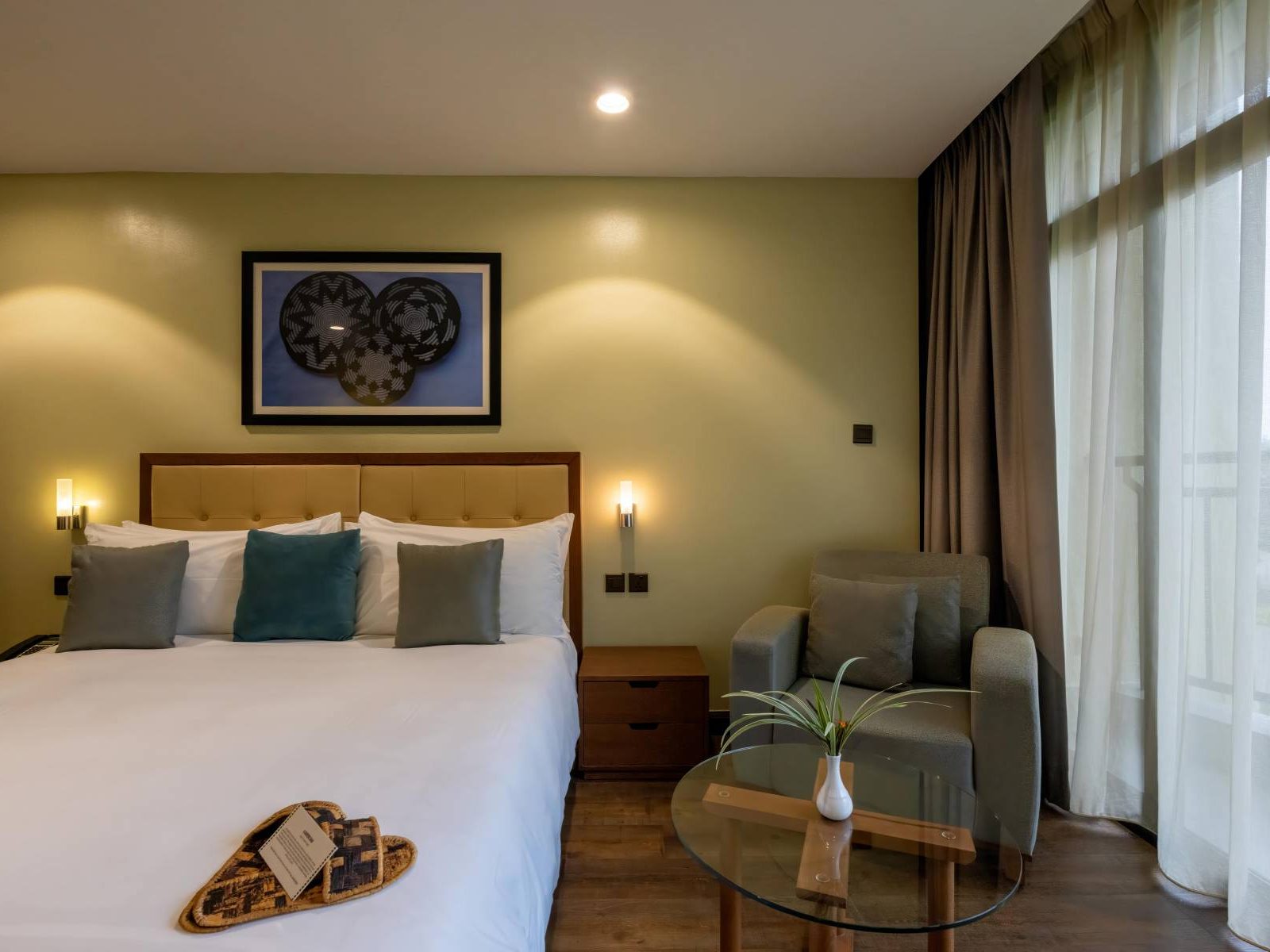 Guest bedroom at Mantis Kivu Marina