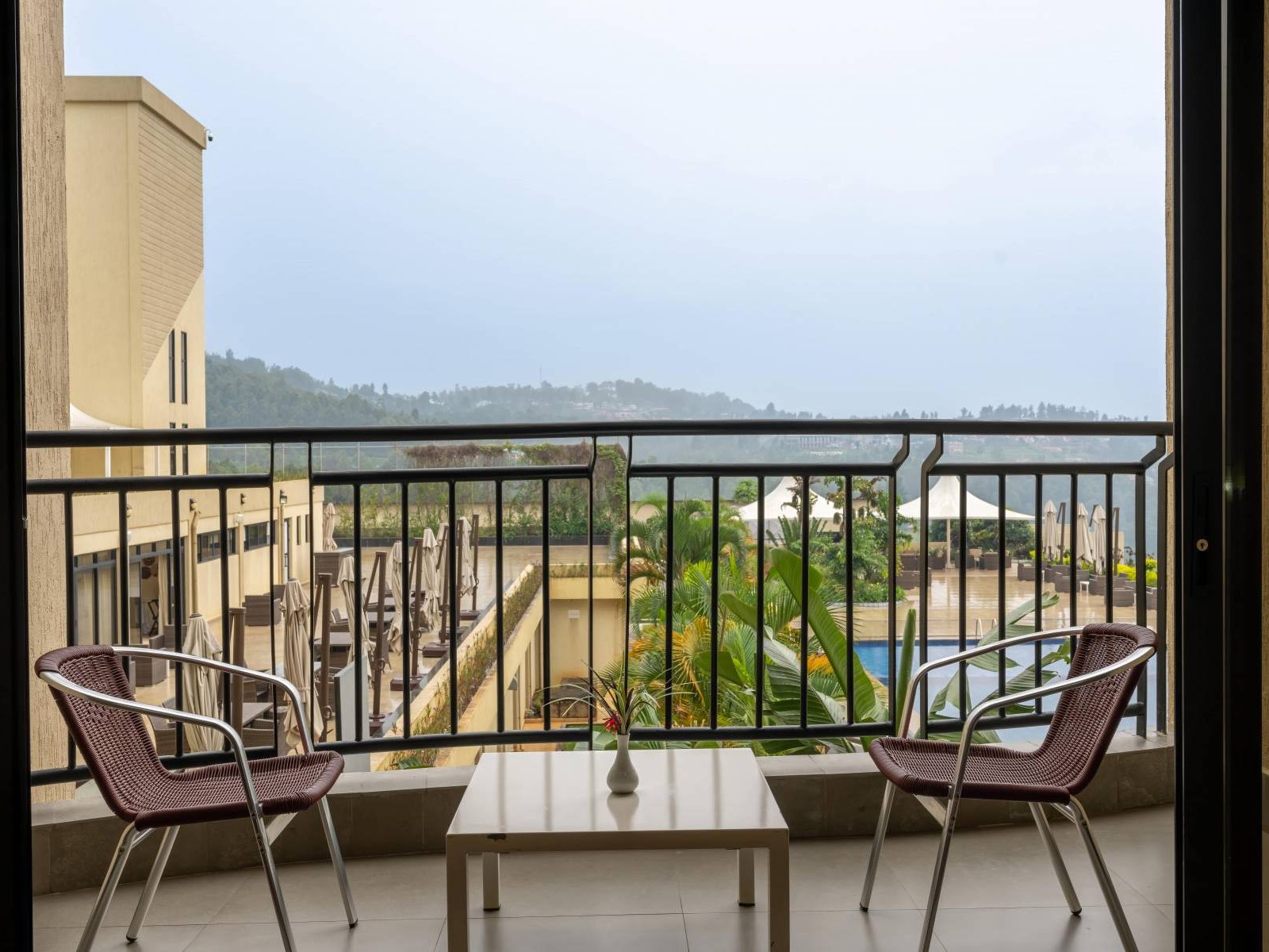 Guest balcony at Mantis Kivu Marina