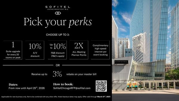 Photo of the hotel Sofitel Chicago Magnificent Mile: Pick your perks 600 x 337 px