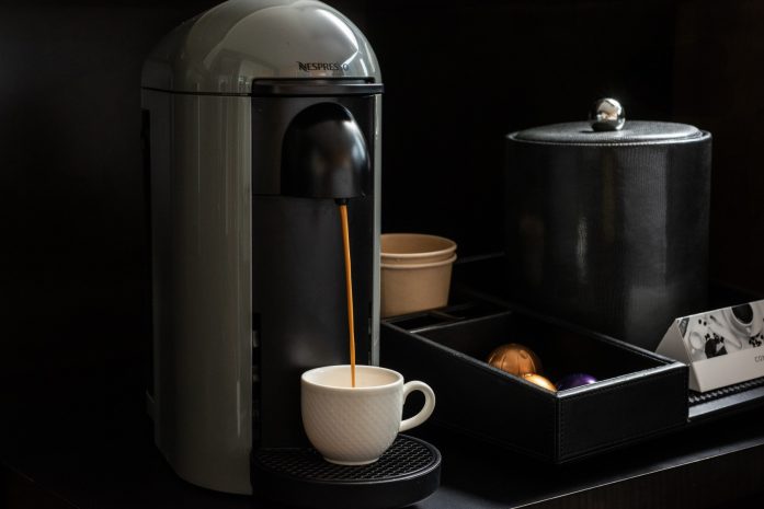 Photo of the hotel Sofitel Chicago Magnificent Mile: 2025 08 18 sofitel space detail nespresso coffee station 43593 2