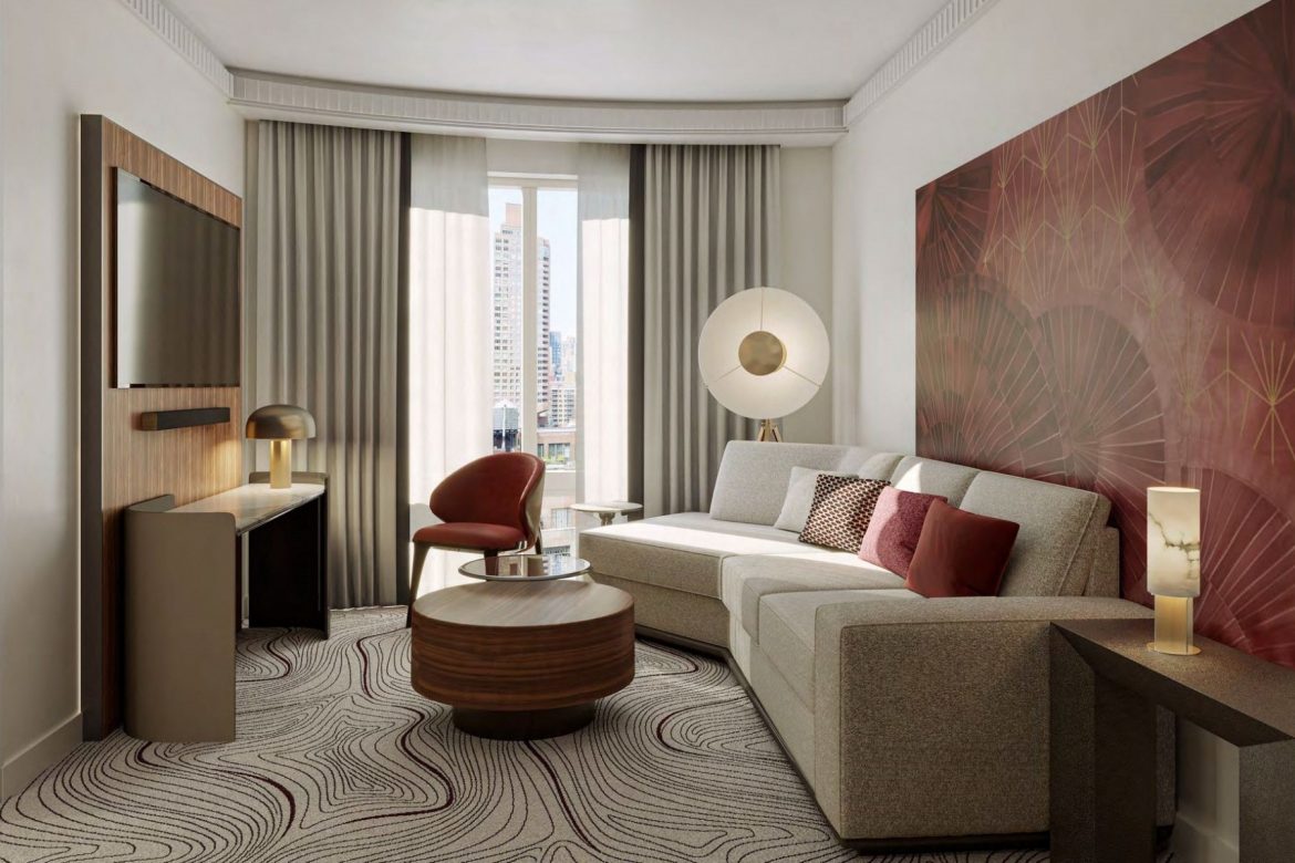 Photo of the hotel Sofitel New&nbsp;York: One bedroom suite living room 2