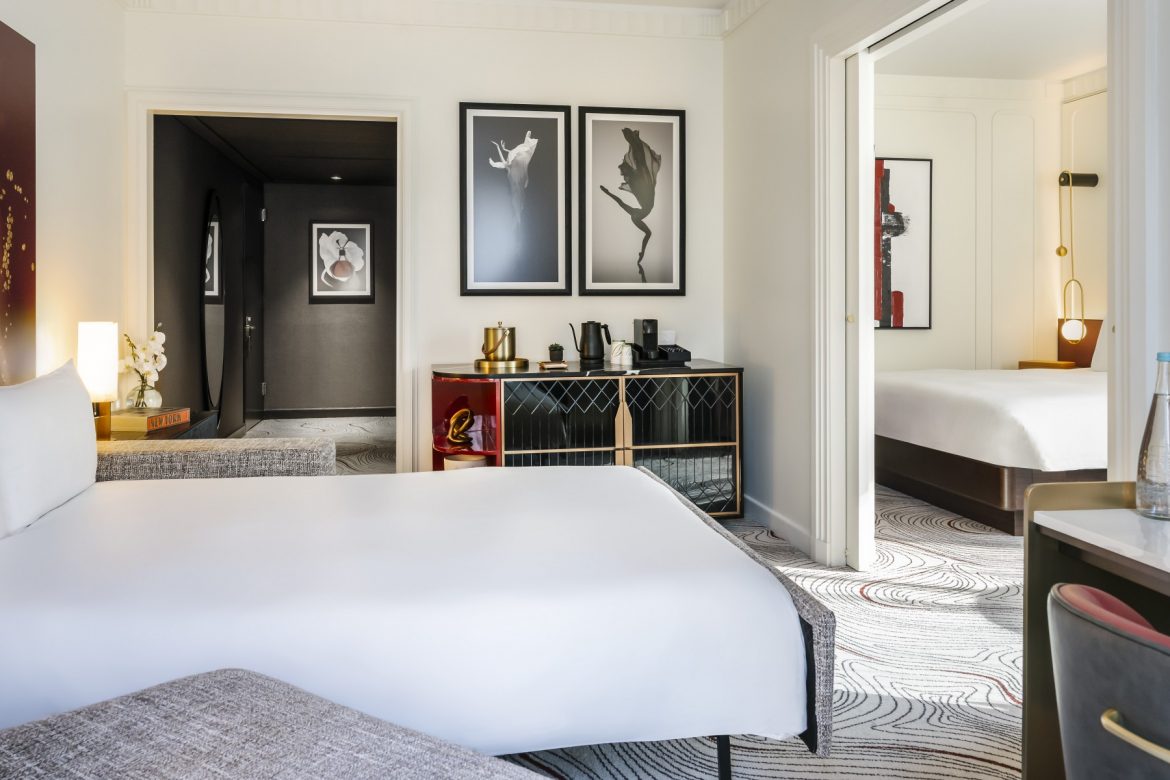 Photo of the hotel Sofitel New&nbsp;York: One bedroom suite living room 3 open sofabed
